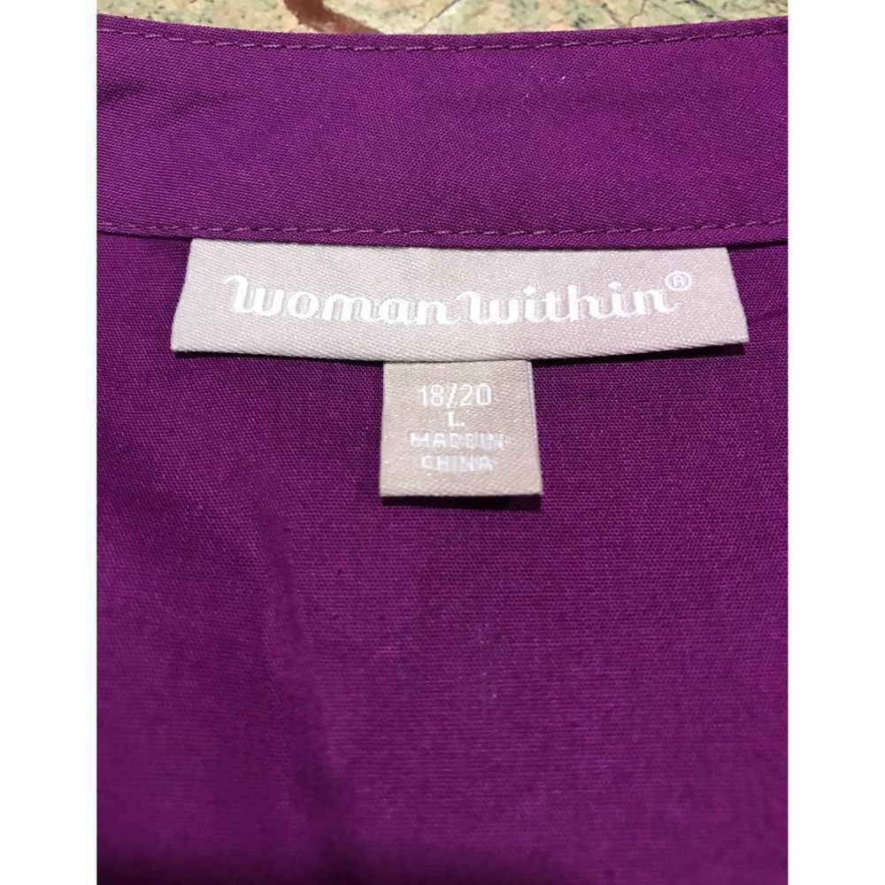 Woman within Button Front - Picture 4 of 7